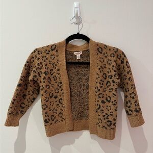 Cat & Jack Brown and Black Leopard Print Jacket